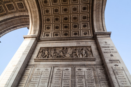 Paris Arc de Triompheのeditorial素材