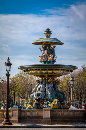 Place de la Concorde in Parisのeditorial素材