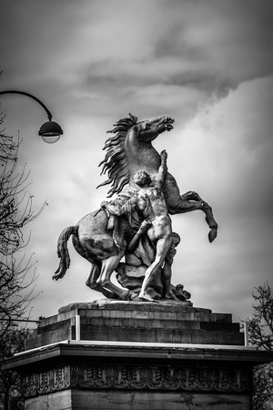 Place de la Concorde in Parisの写真素材