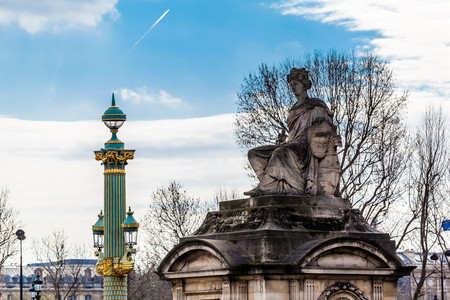 Place de la Concorde in Parisの写真素材