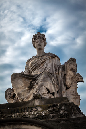 Place de la Concorde in Parisの写真素材