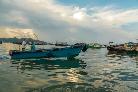 Yangjiang Dongping Fishing portのeditorial素材