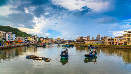 Yangjiang Dongping Fishing portのeditorial素材