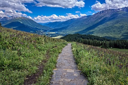 Kanas landscapeの写真素材