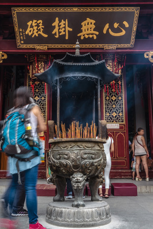 Chinese ancient city of Chaozhou Kaiyuan Templeのeditorial素材