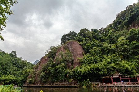 Danxia Mountain Grand Lakeのeditorial素材