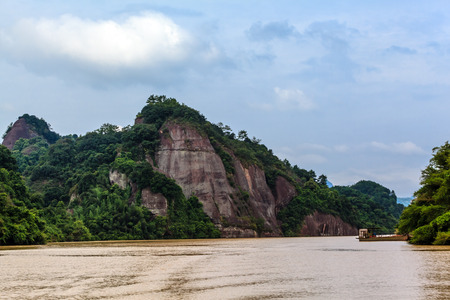 Danxia landscapeの写真素材