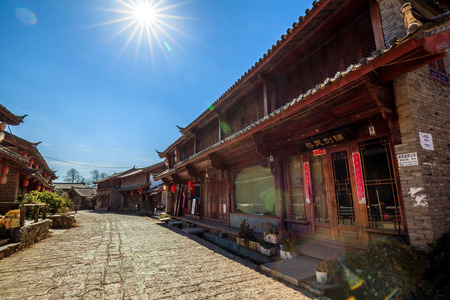 Lijiang Yunnan Shuhe ancient townのeditorial素材