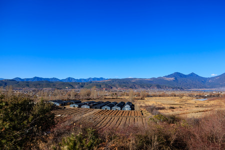 Lijiang scenery alongの写真素材