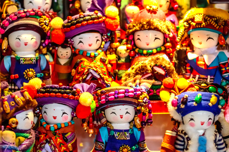 doll collection at Guangzhou Chen Clanのeditorial素材