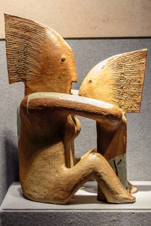 statues at Guangzhou Chen Clanのeditorial素材