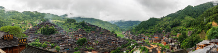 Kaili Lei Shanjiang thousands of Miao Villageのeditorial素材