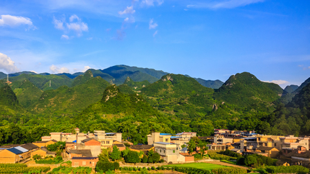 Guizhou tourism along the landscapeの写真素材