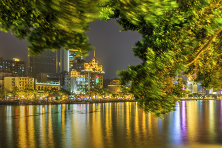 Pearl streamer sides of the Pearl both Riverのeditorial素材