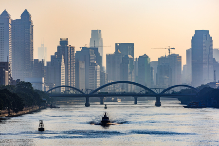 Pearl streamer sides of the Pearl both Riverのeditorial素材