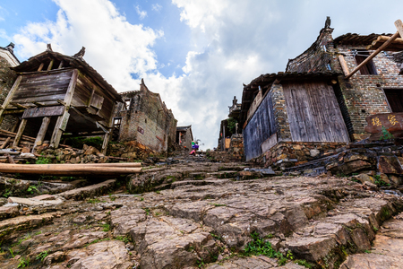 the guangdong miao village, China.のeditorial素材