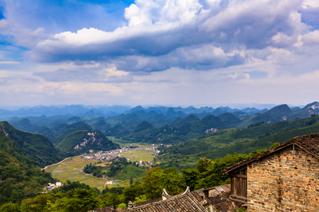Yaozhai village natural sceneryの写真素材