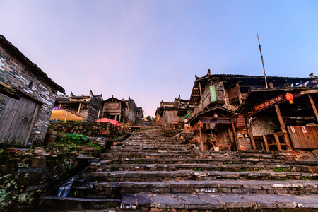 the guangdong miao village, China.のeditorial素材