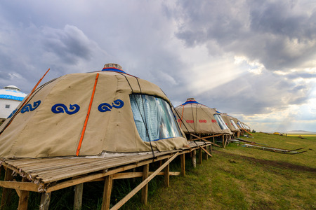 Inner Mongolia Hulunbeier Mojigler Mongolia tribes yurts