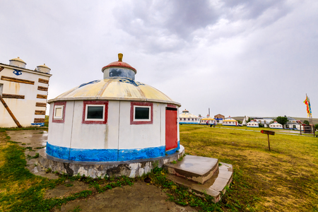 Inner Mongolia Hulunbeier Mongolian tribes yurtsのeditorial素材