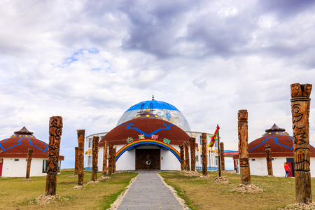 Inner Mongolia Hulunbeier yurtsのeditorial素材