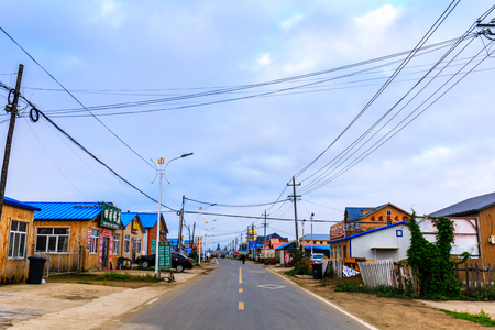 Inner Mongolia Russian ethnic townshipのeditorial素材