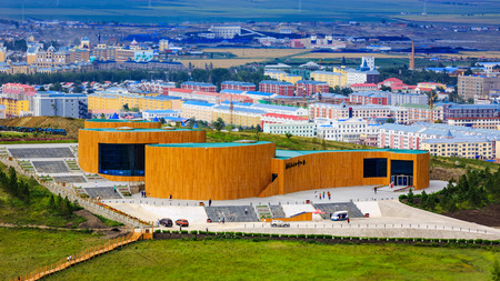 Inner Mongolia Hulunbuir Erguna Wetland Parkのeditorial素材