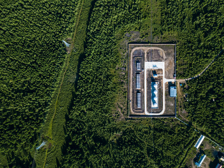 Inner Mongolia aerial photographyの写真素材