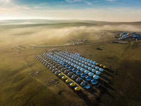 Inner Mongolia Hulunbeier Mojigler Mongolia tribes yurts