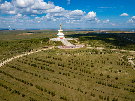 Inner Mongolia Hulunbeier Hailar Puti Towerの写真素材