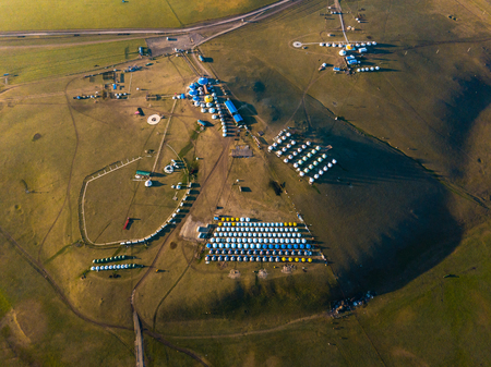 Inner Mongolia Hulunbeier Mojigler Mongolia tribes yurtsの写真素材