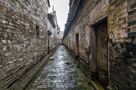Guangdong xinghua Village ancient alleyの写真素材