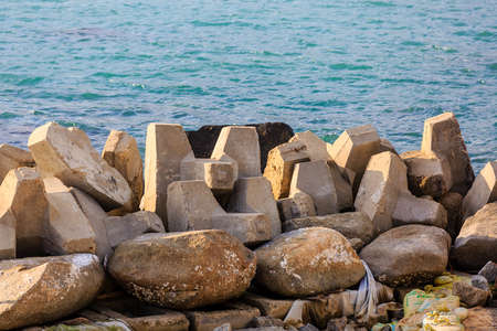 Hainan island stone, Chinaの写真素材