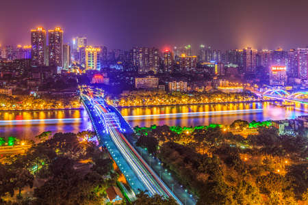 Haizhu Square, Guangzhou City, Guangdong Province, Chinaのeditorial素材