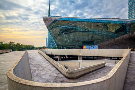 Guangzhou Grand Theater on Guangzhou Huacheng Square