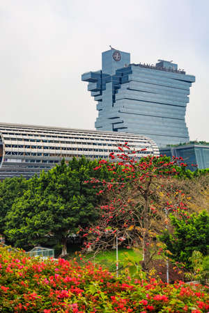 Pazhou Commercial District at Guangzhou City, Guangdong Province, China