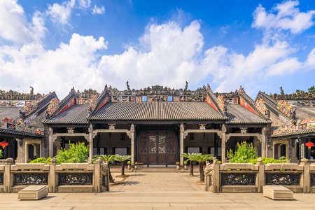 Chen Family Temple in Guangzhou, Chinaのeditorial素材