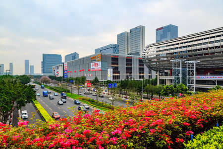 Pazhou Commercial District, Guangzhou City, Guangdong Province, Chinaのeditorial素材