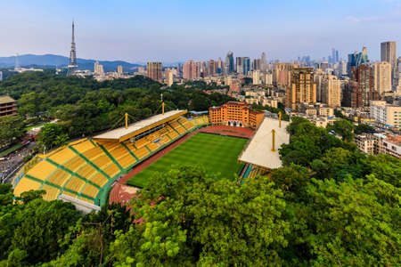 Yuexiu Mountain Stadium, Guangzhou City, Guangdong Province, Chinaのeditorial素材