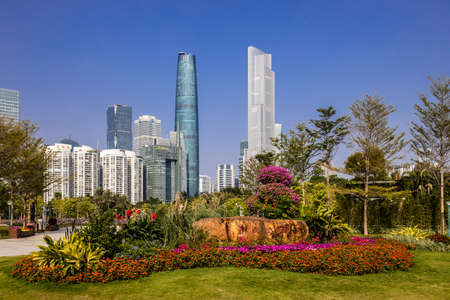 Guangzhou Ersha Island Hongcheng Parkのeditorial素材