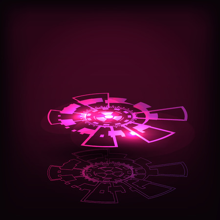 Futuristic interface HUD backgroundのイラスト素材