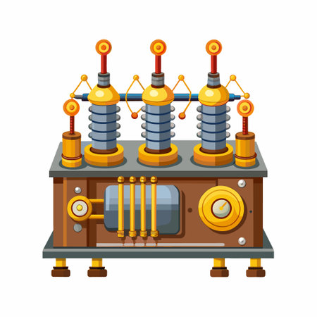 Hospital equipment machine vector illustrationのイラスト素材