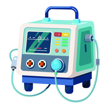 Hospital equipment machine vector illustrationのイラスト素材