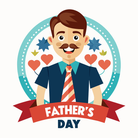 Father s Day Vector Illustration Conceptのイラスト素材