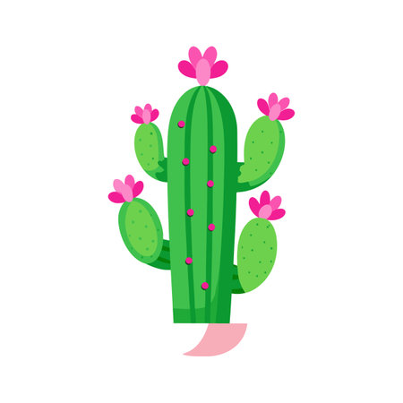 Beautiful flower flat style vector illustrationのイラスト素材