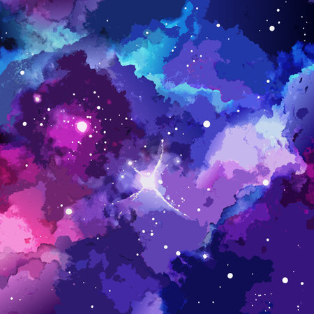 Watercolor Textured Background Vector Illustrationのイラスト素材