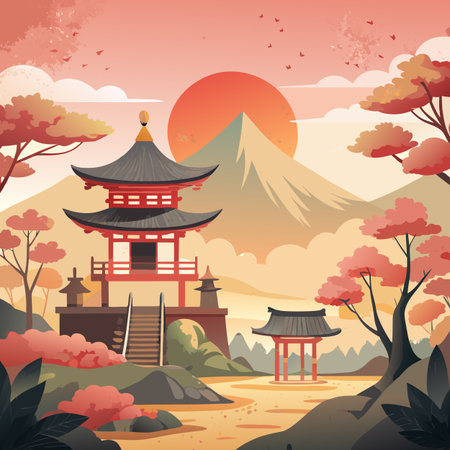 Watercolor Textured Background Vector Illustrationのイラスト素材