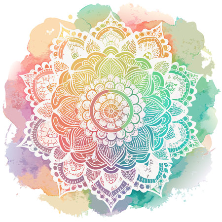 Watercolor Textured Background Vector Illustrationのイラスト素材