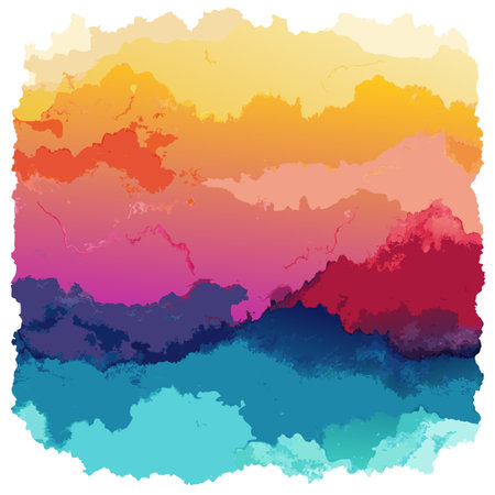 Watercolor Textured Background Vector Illustrationのイラスト素材