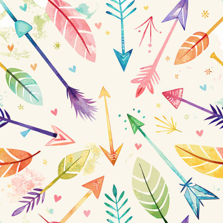 Watercolor Textured Background Vector Illustrationのイラスト素材